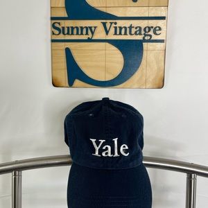 Navy blue yale cap